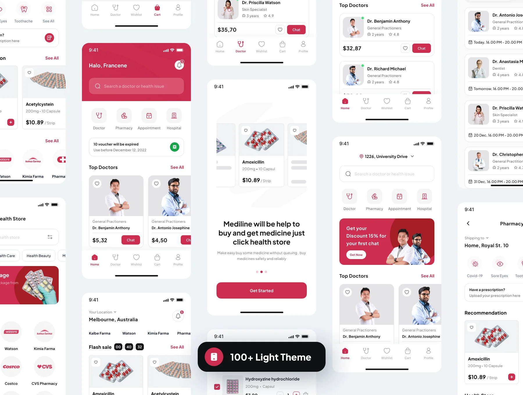 Mediline - Medical & Healthcare App UI Kit 3
