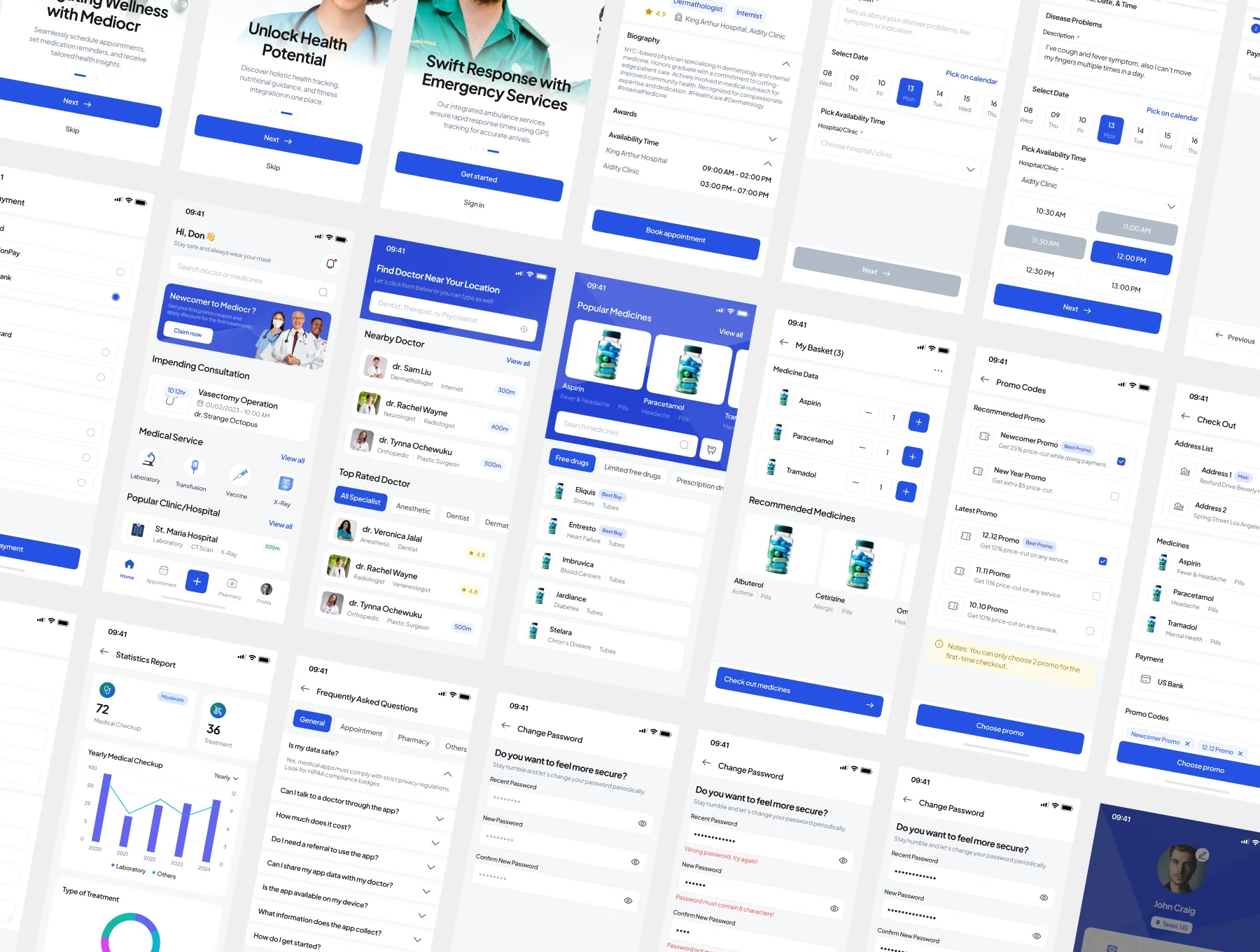 Mediocr: Health Care App UI Kit 6