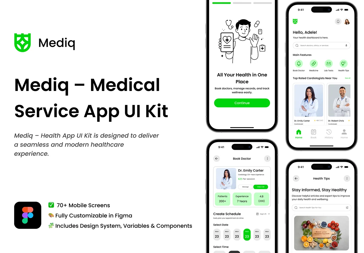 Mediq – Smart Healthcare Mobile App