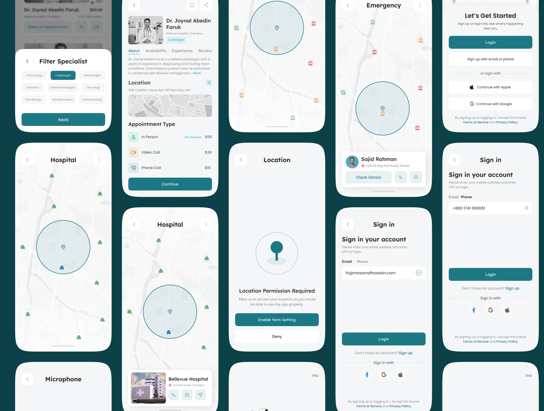 Mediqa - Medical Mobile App UI Kit 7