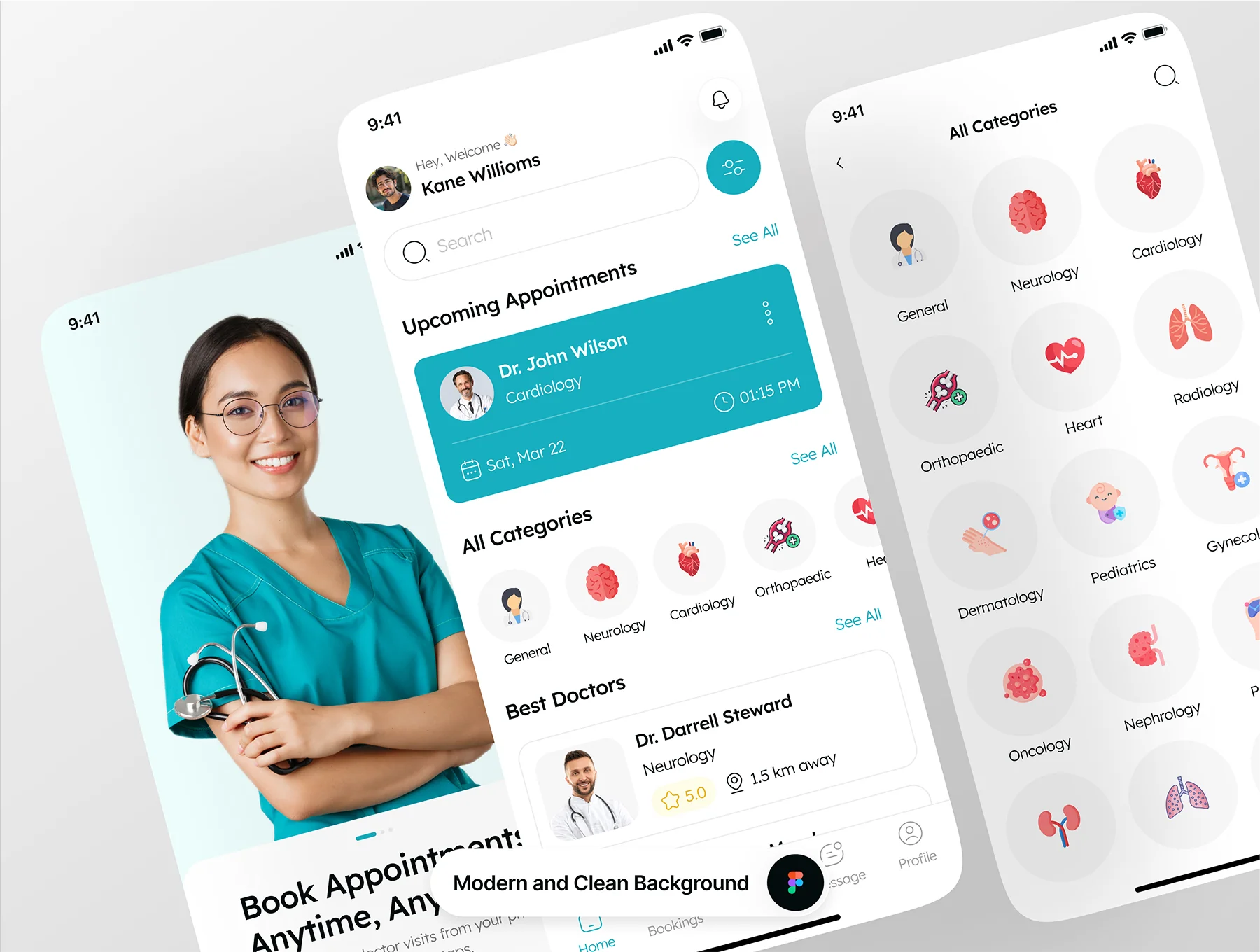 Meditab - Online Doctor Appointment App UI Kit 2