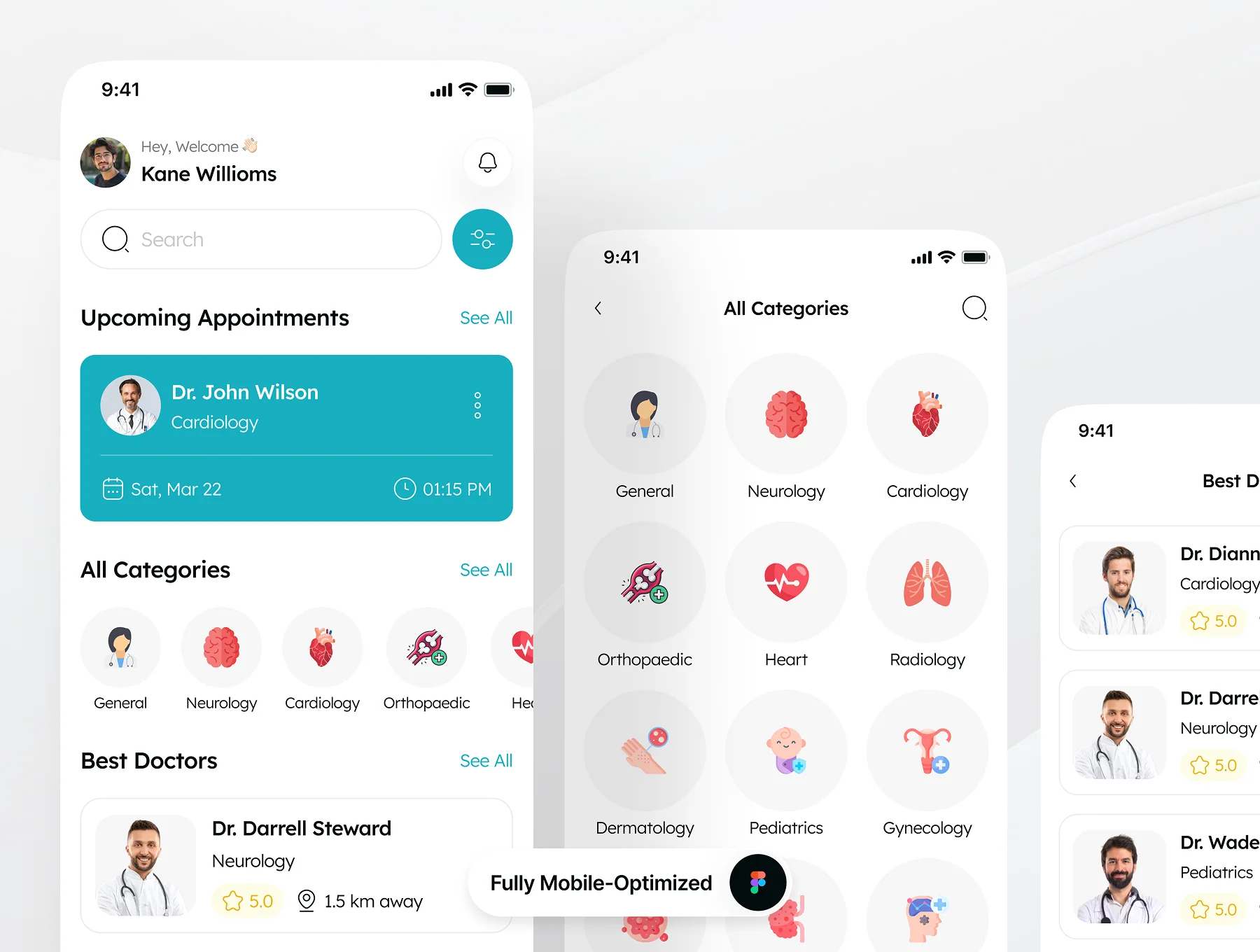 Meditab - Online Doctor Appointment App UI Kit 7