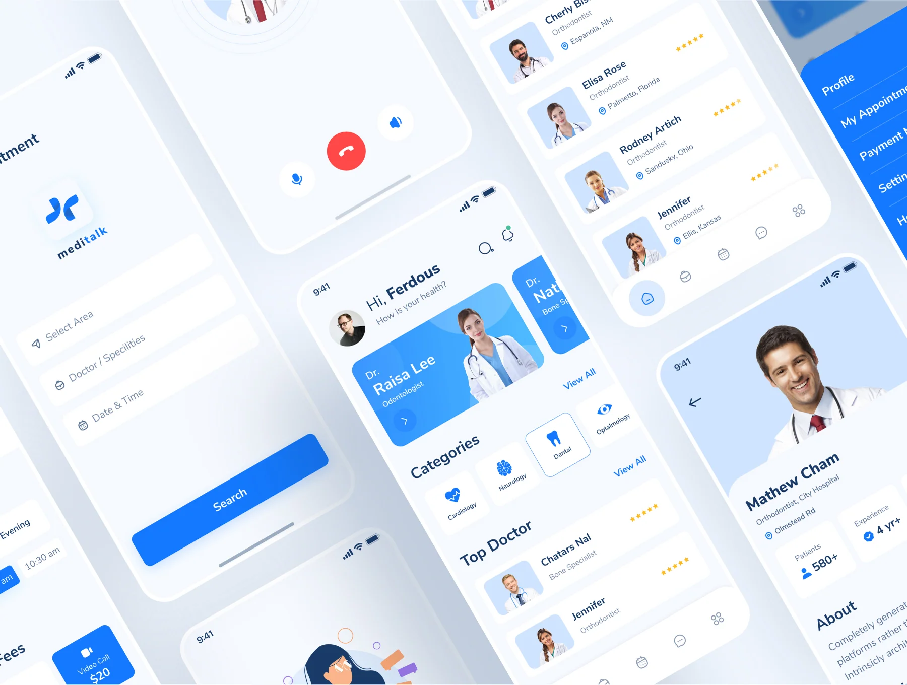 MediTalk-Medical App UI Kit 5