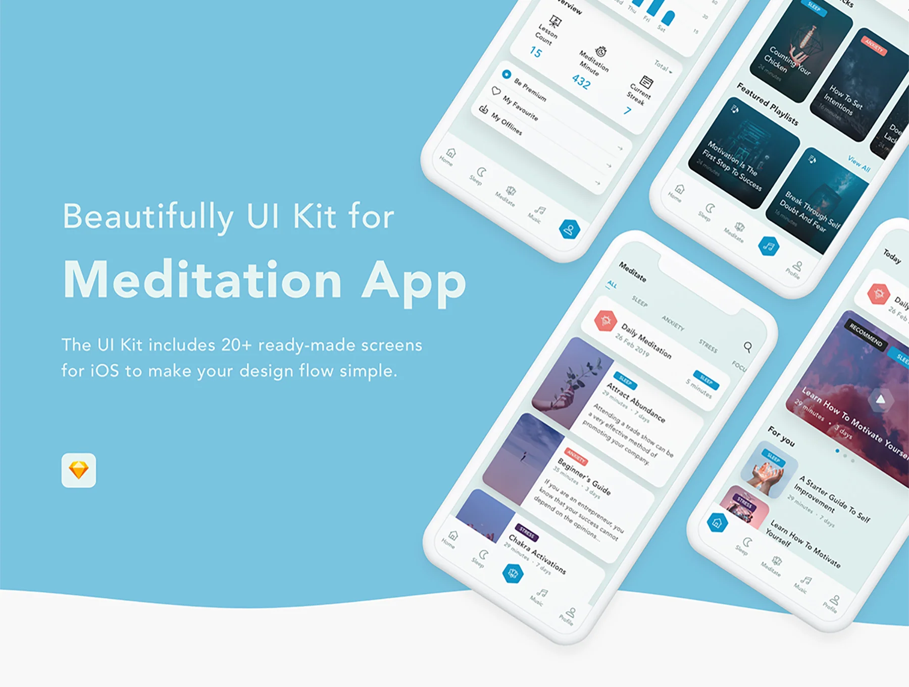 Meditation UI Kit