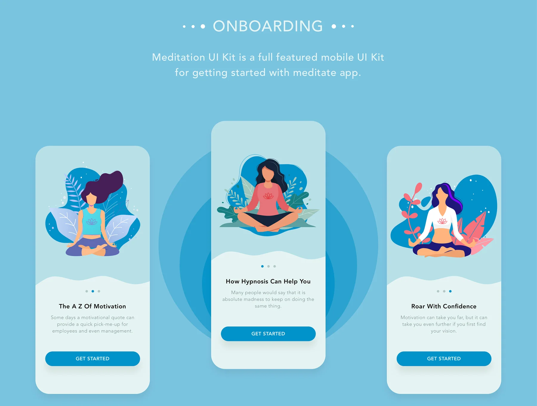 Meditation UI Kit 6