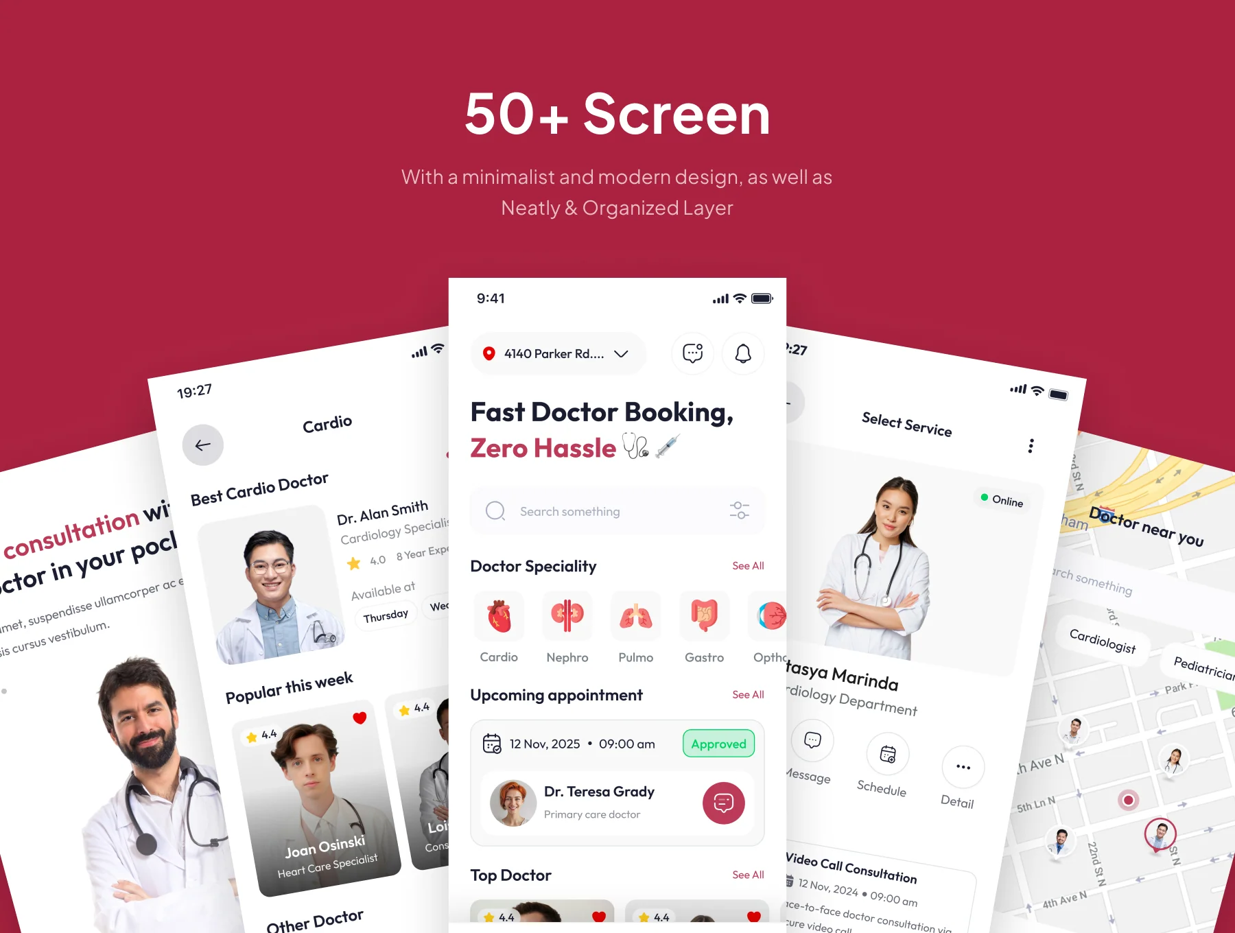 Mediva - Health Appointment Mobile App UI Kits 4