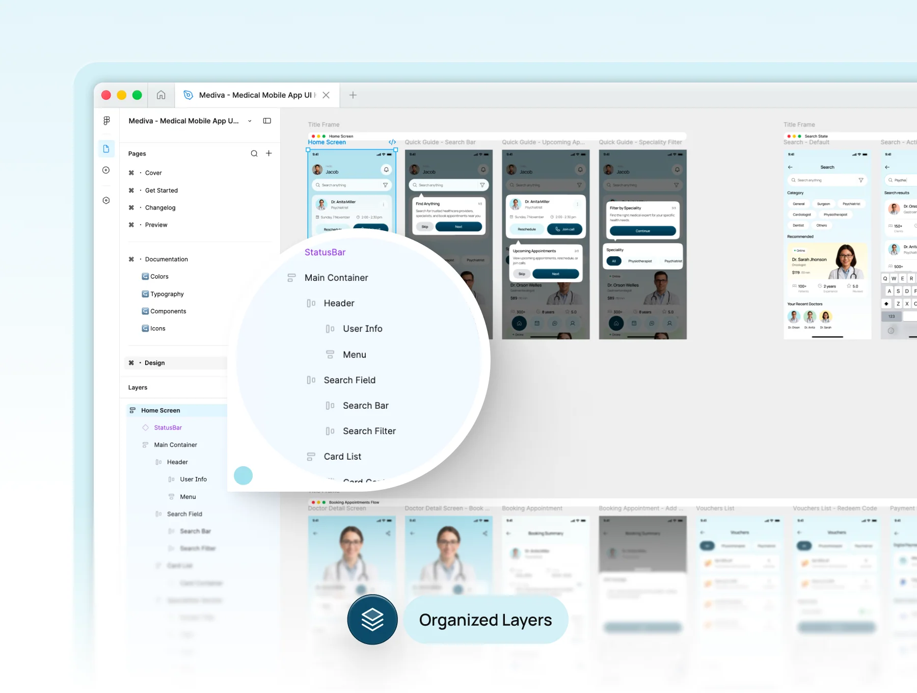 Mediva - Medical Mobile App UI Kit 5