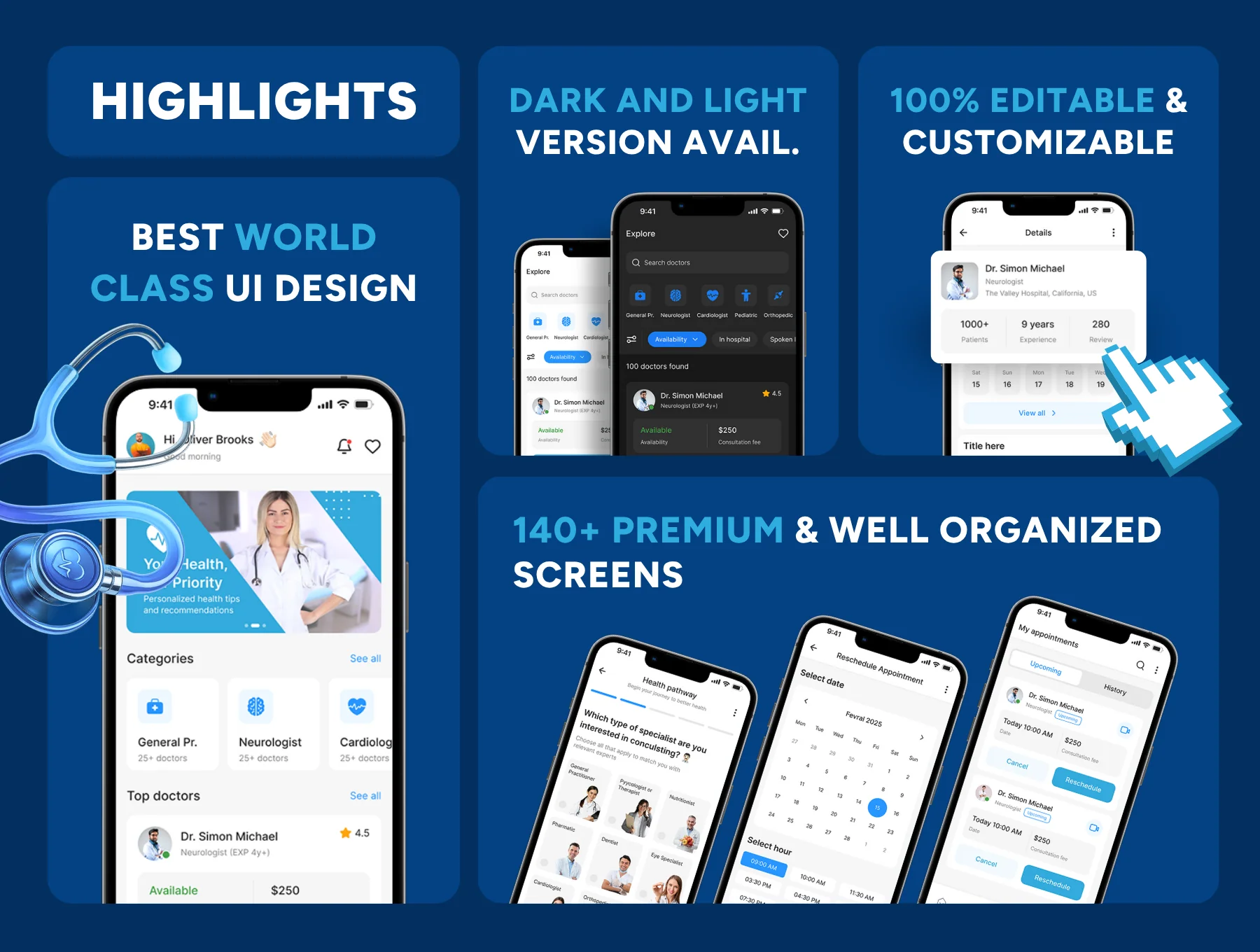 Medix - Doctor Appointment App Ui Kit 2