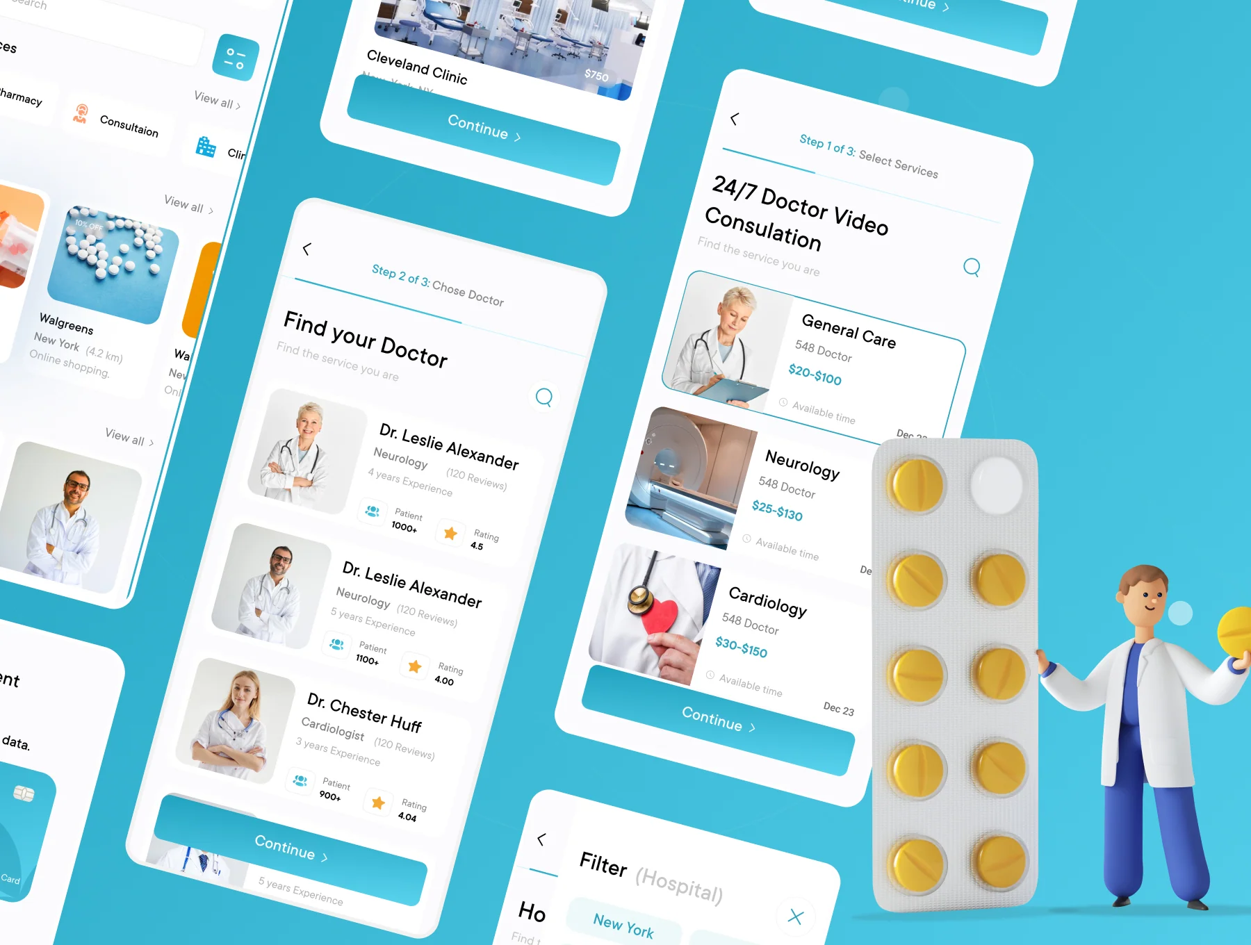 Medix - Medical UI Kit 6
