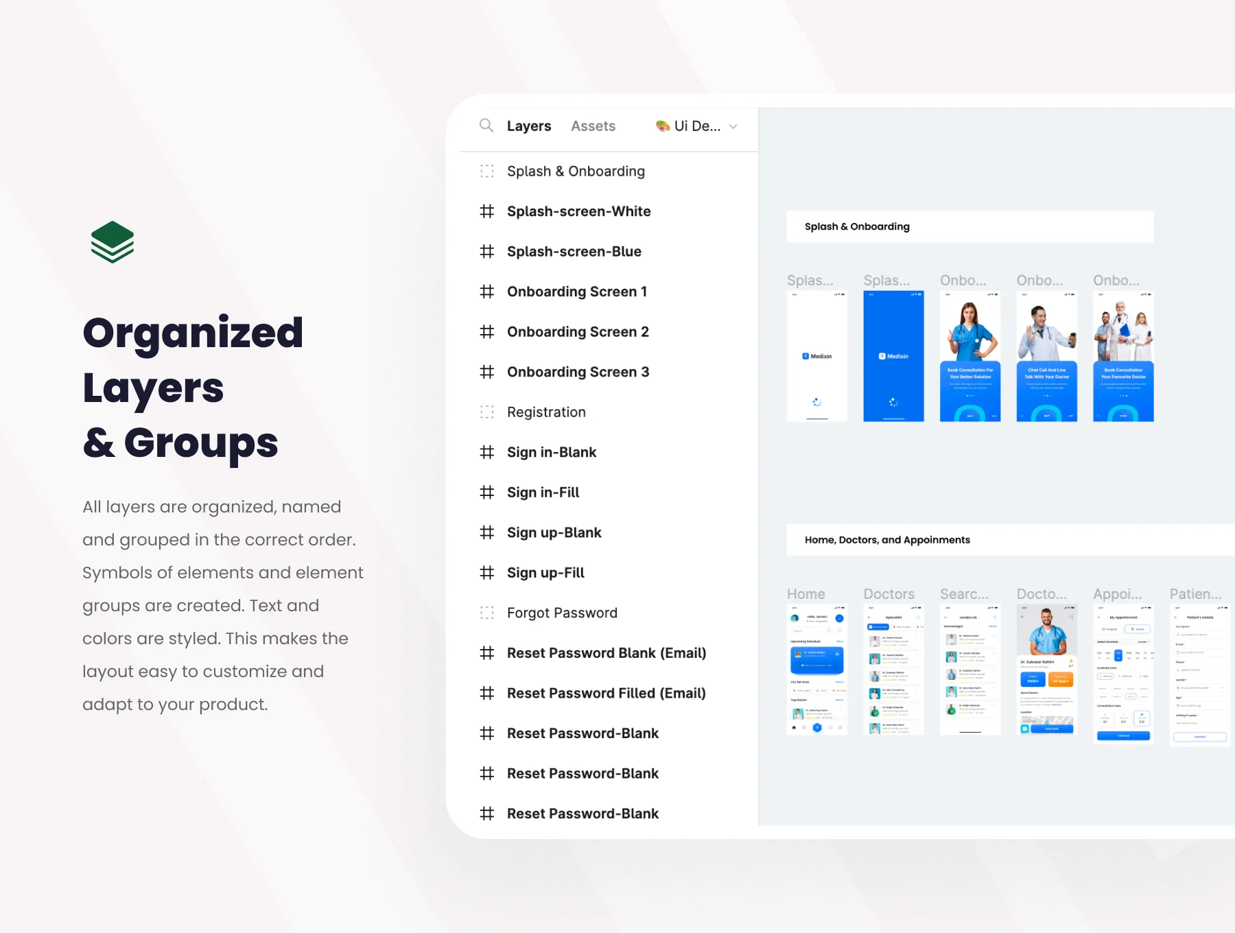 Medixin - Online Medical App UI Kit 3