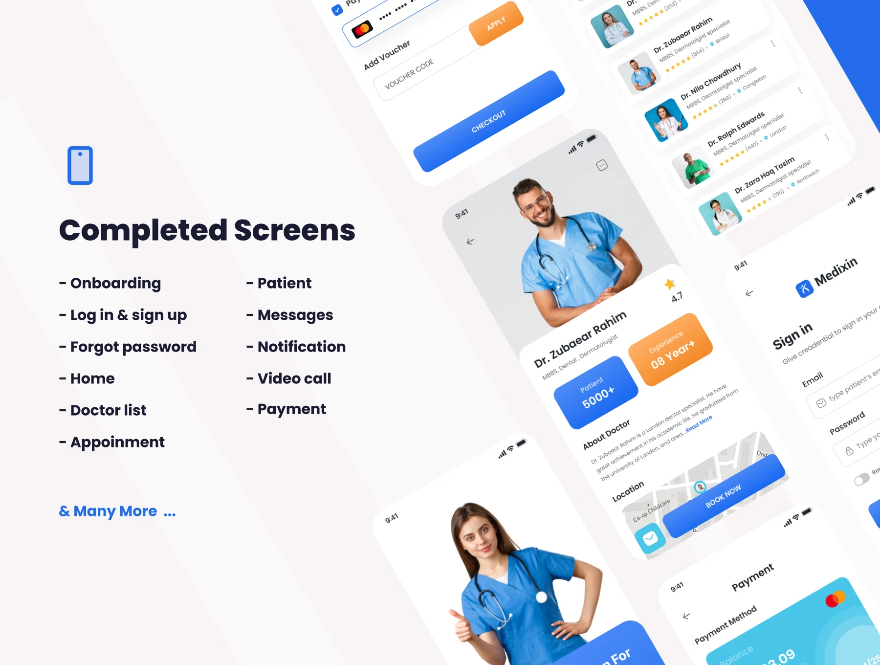 Medixin - Online Medical App UI Kit 5