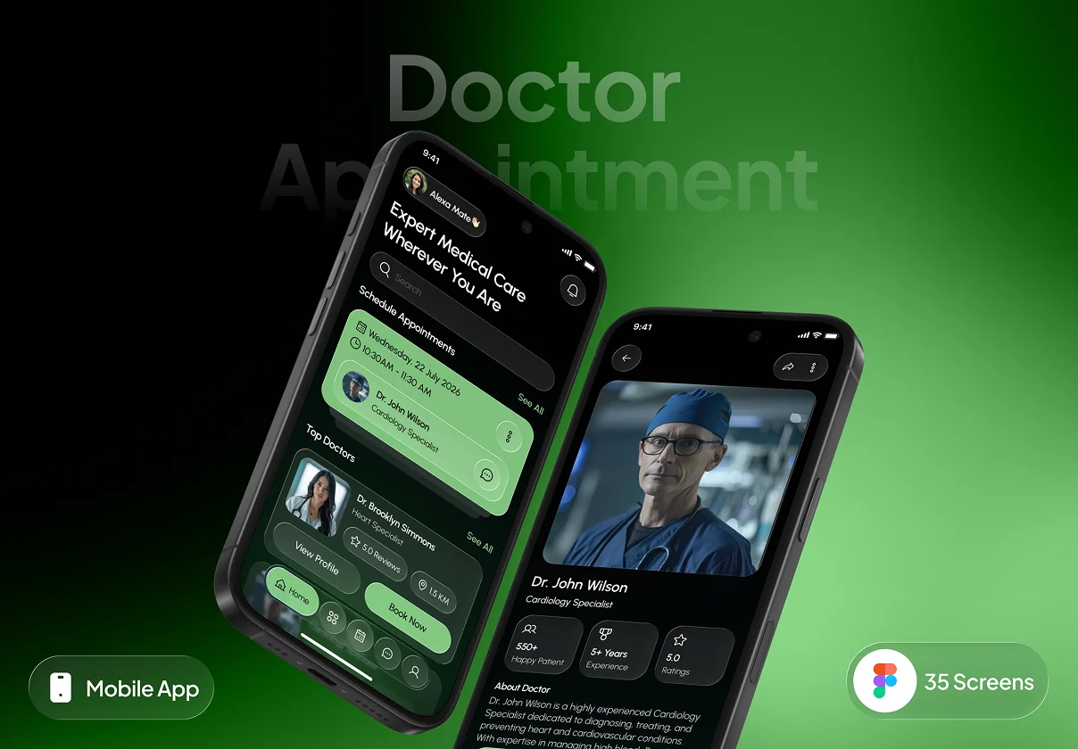 medixo - Doctor Appointment App UI Kit