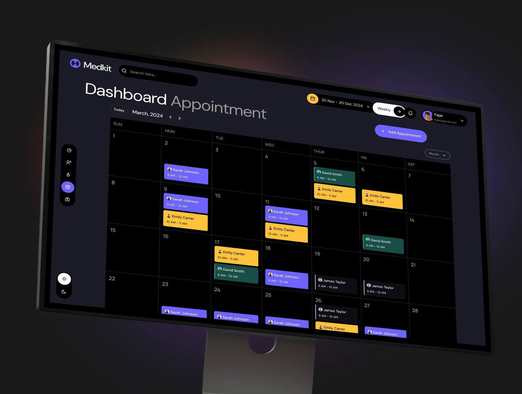 MedKit - Medical SaaS  Dashboard UI KIT 7