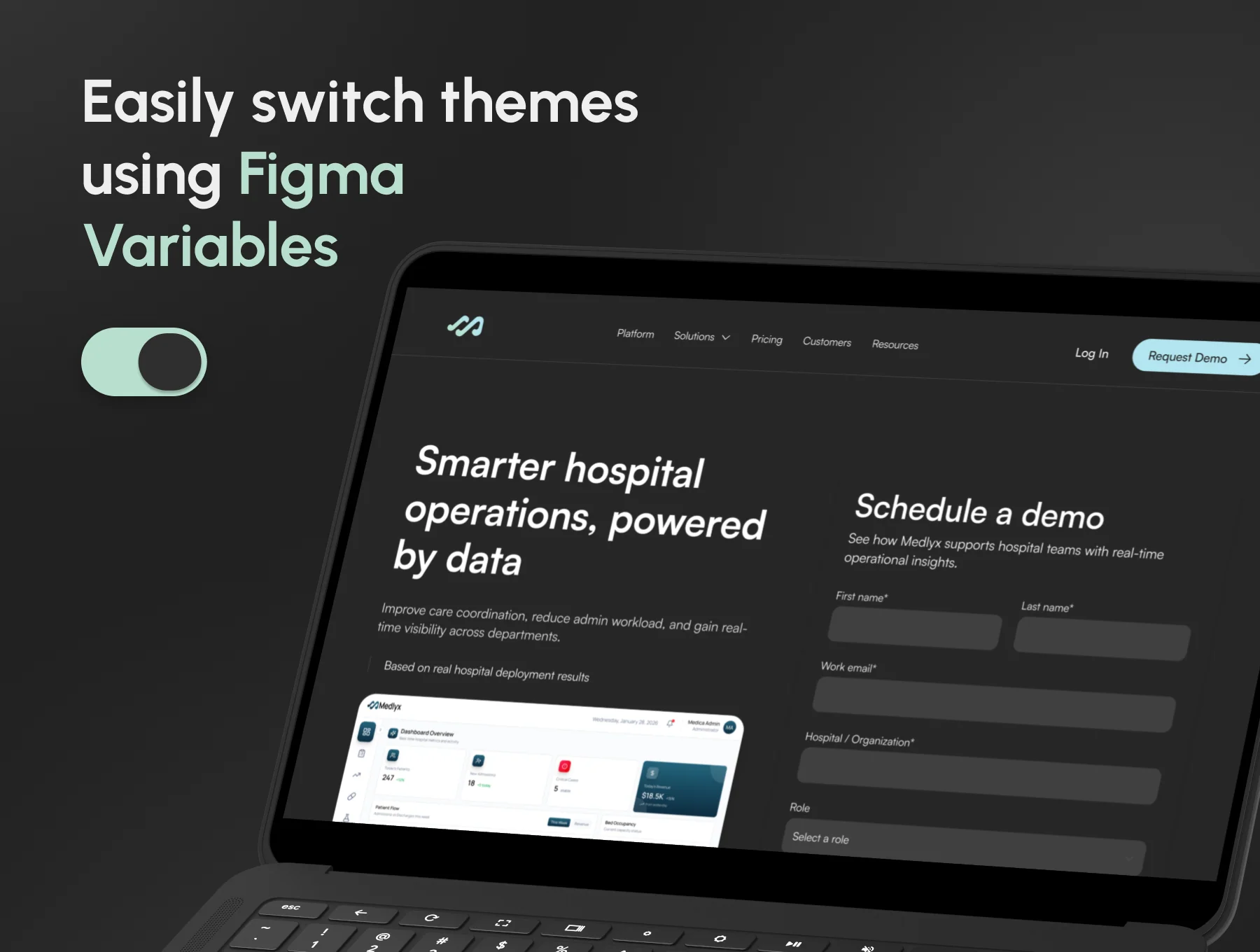Medlyx — Modern Healthcare SaaS Landing Page Builder 3