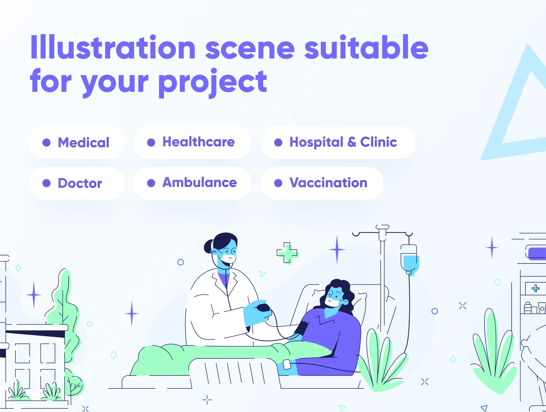 Medtechy - Medical & Healthcare Illustration Set 4
