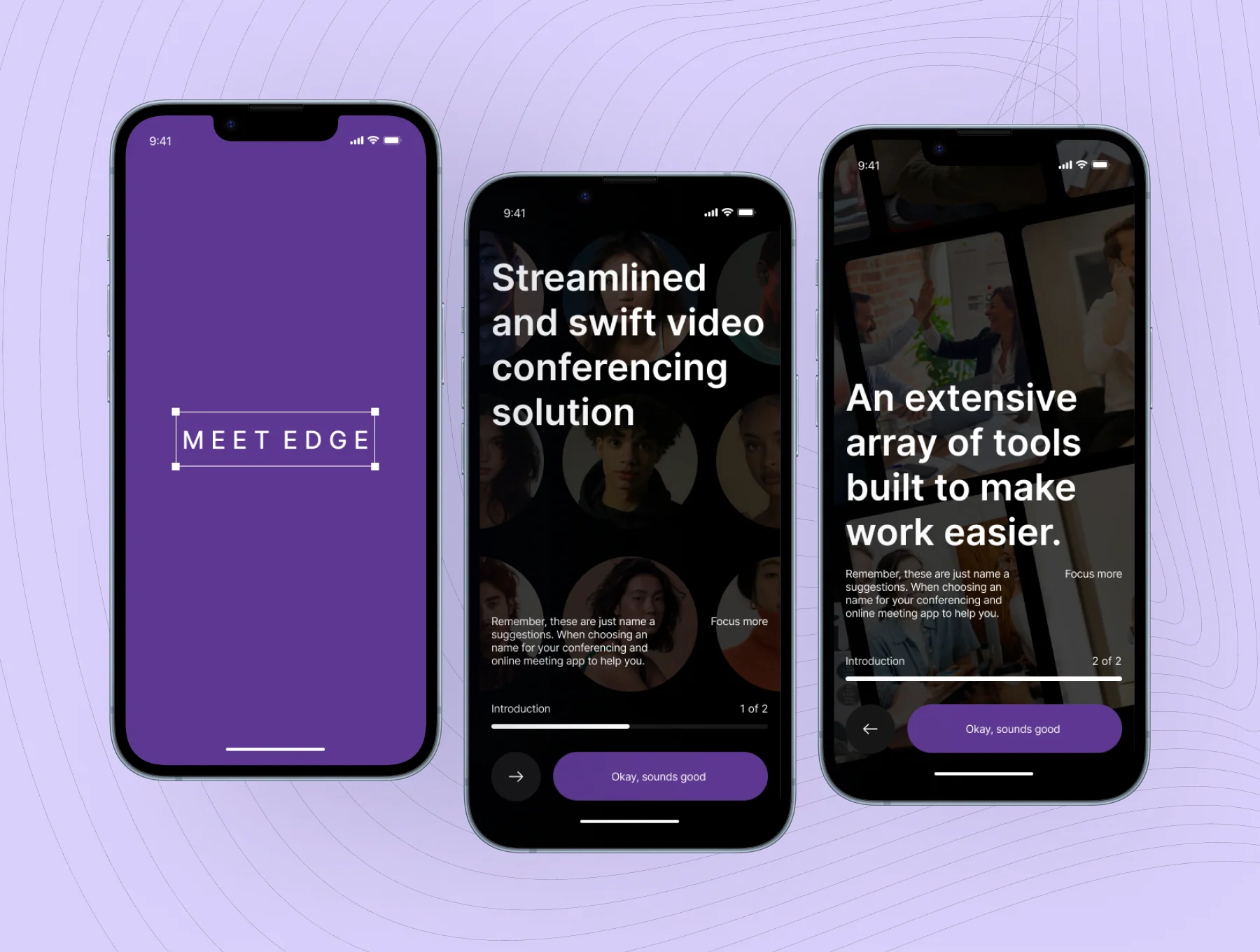 Meet Edge - Online Meeting App UI Kit 3