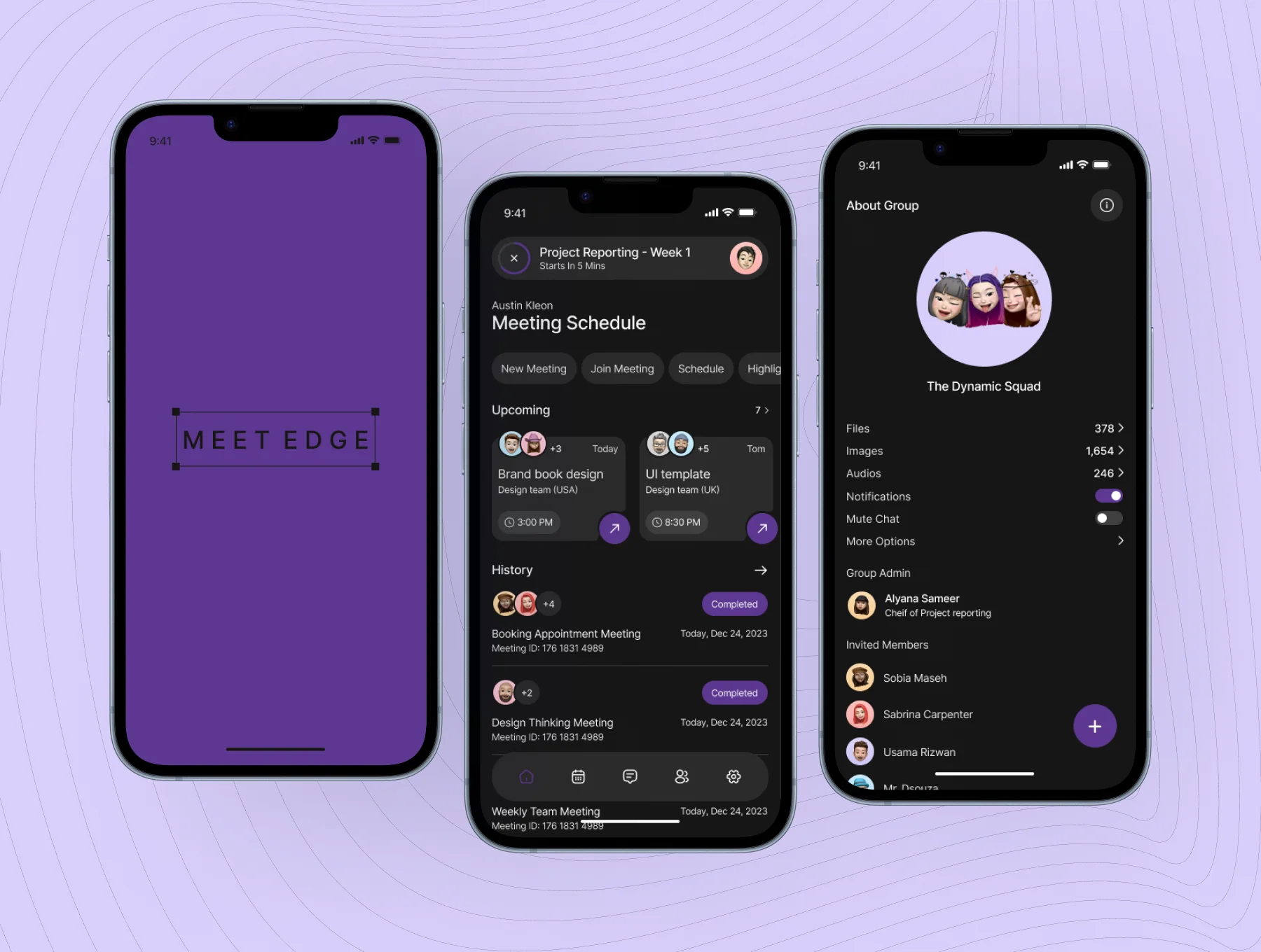 Meet Edge - Online Meeting App UI Kit 7