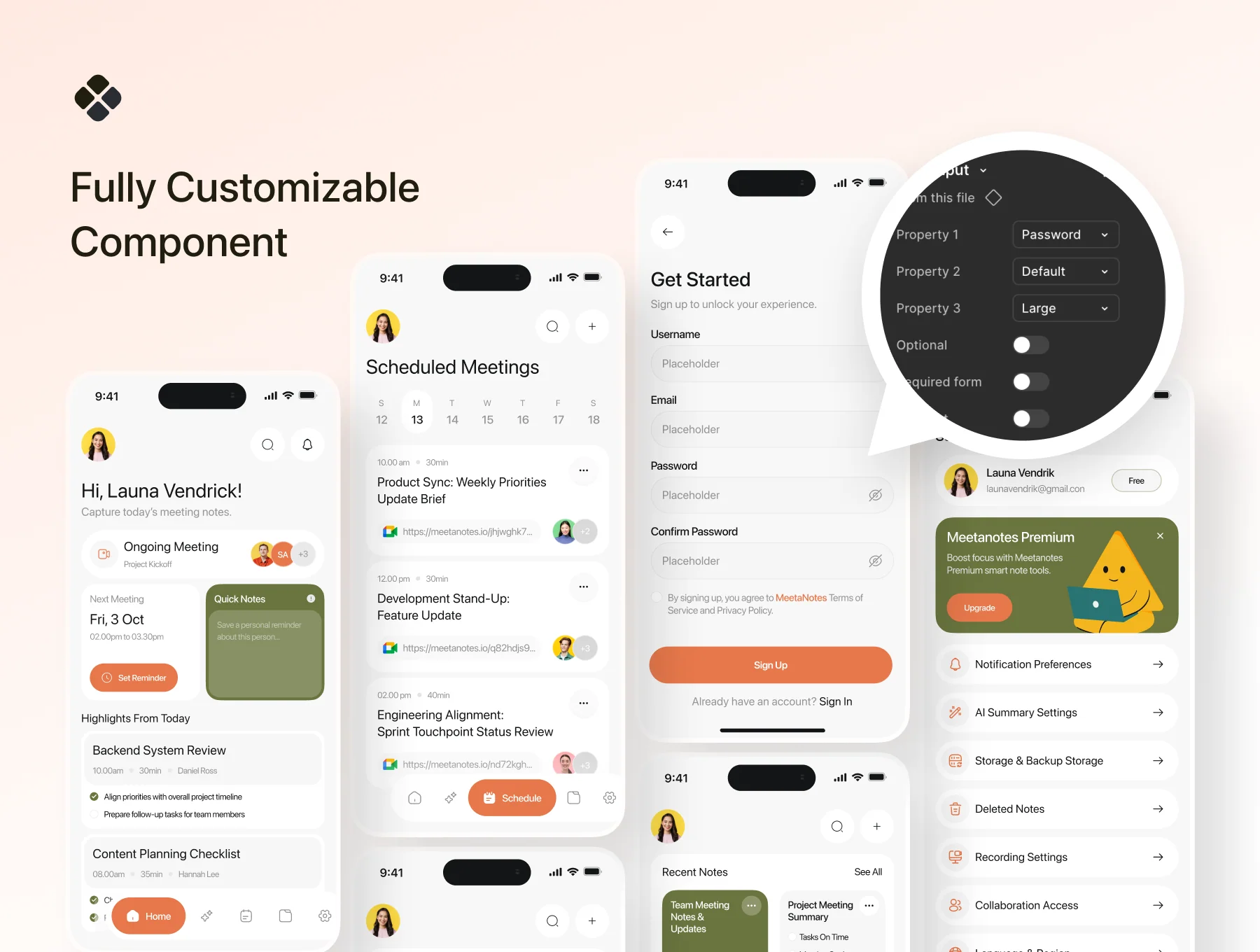 Meetanotes - AI meeting note taker Mobile app