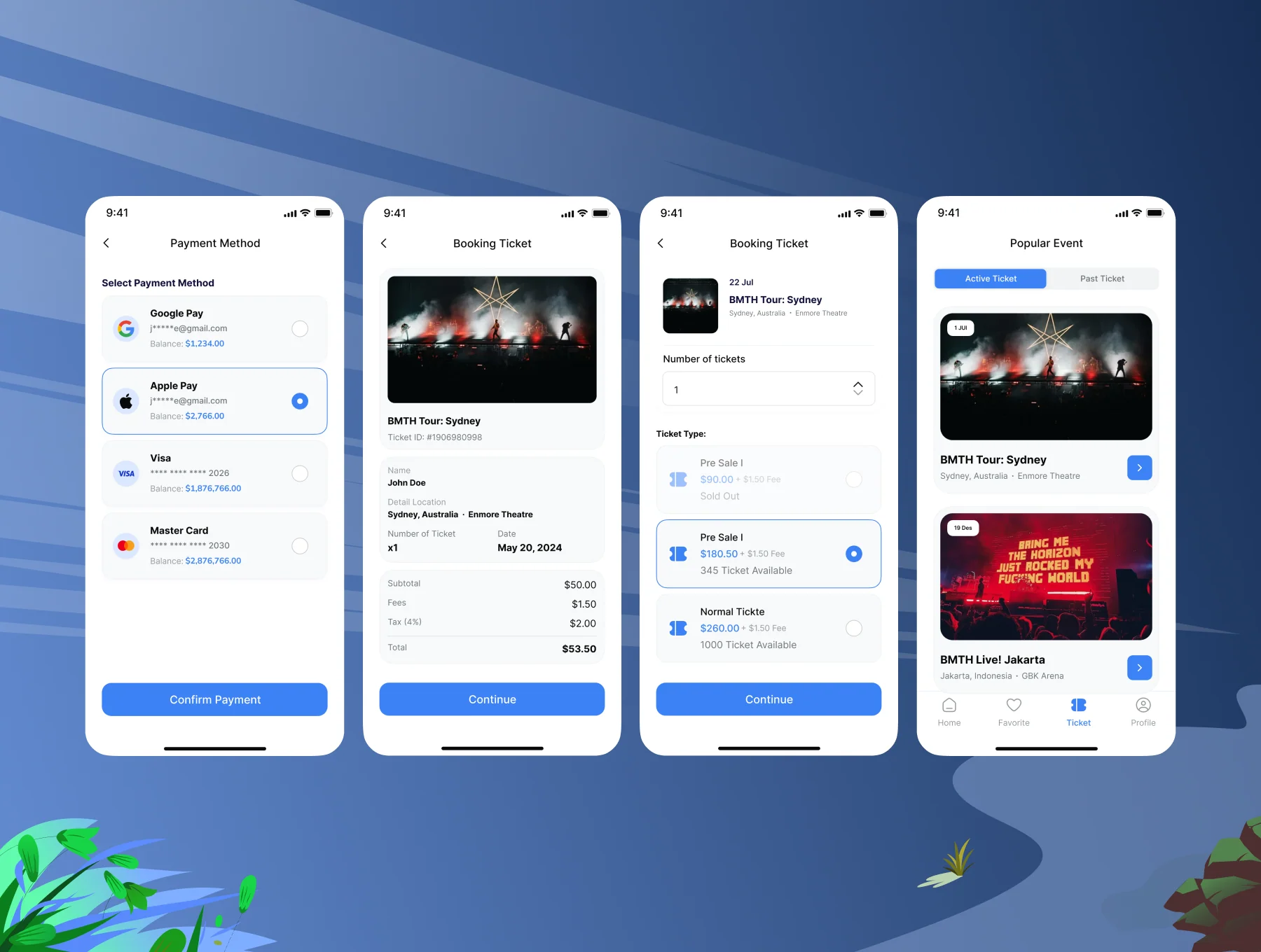 Meetick - Event Ticket Booking App 3