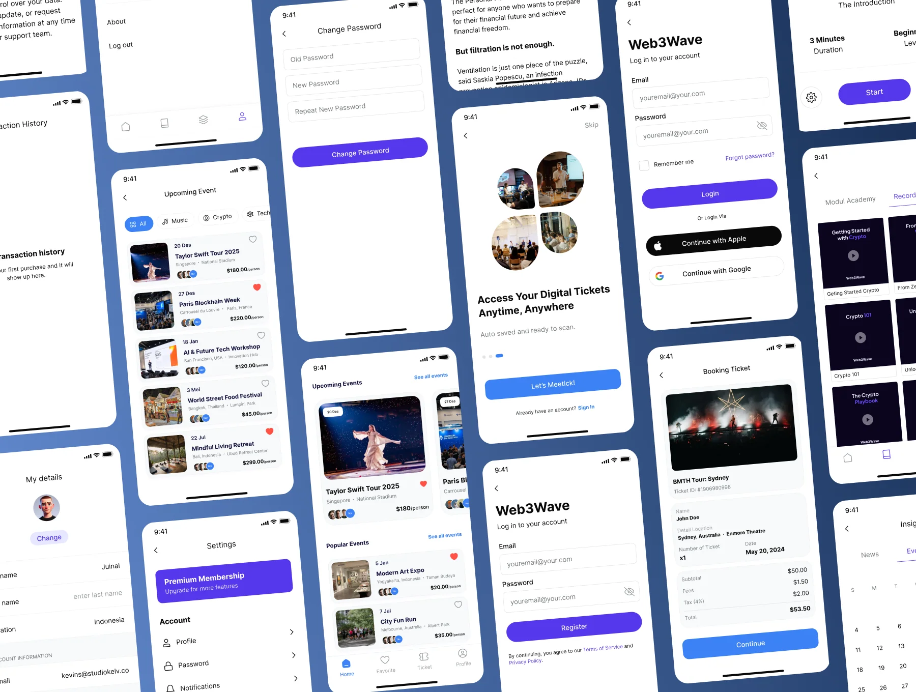 Meetick - Event Ticket Booking App 4