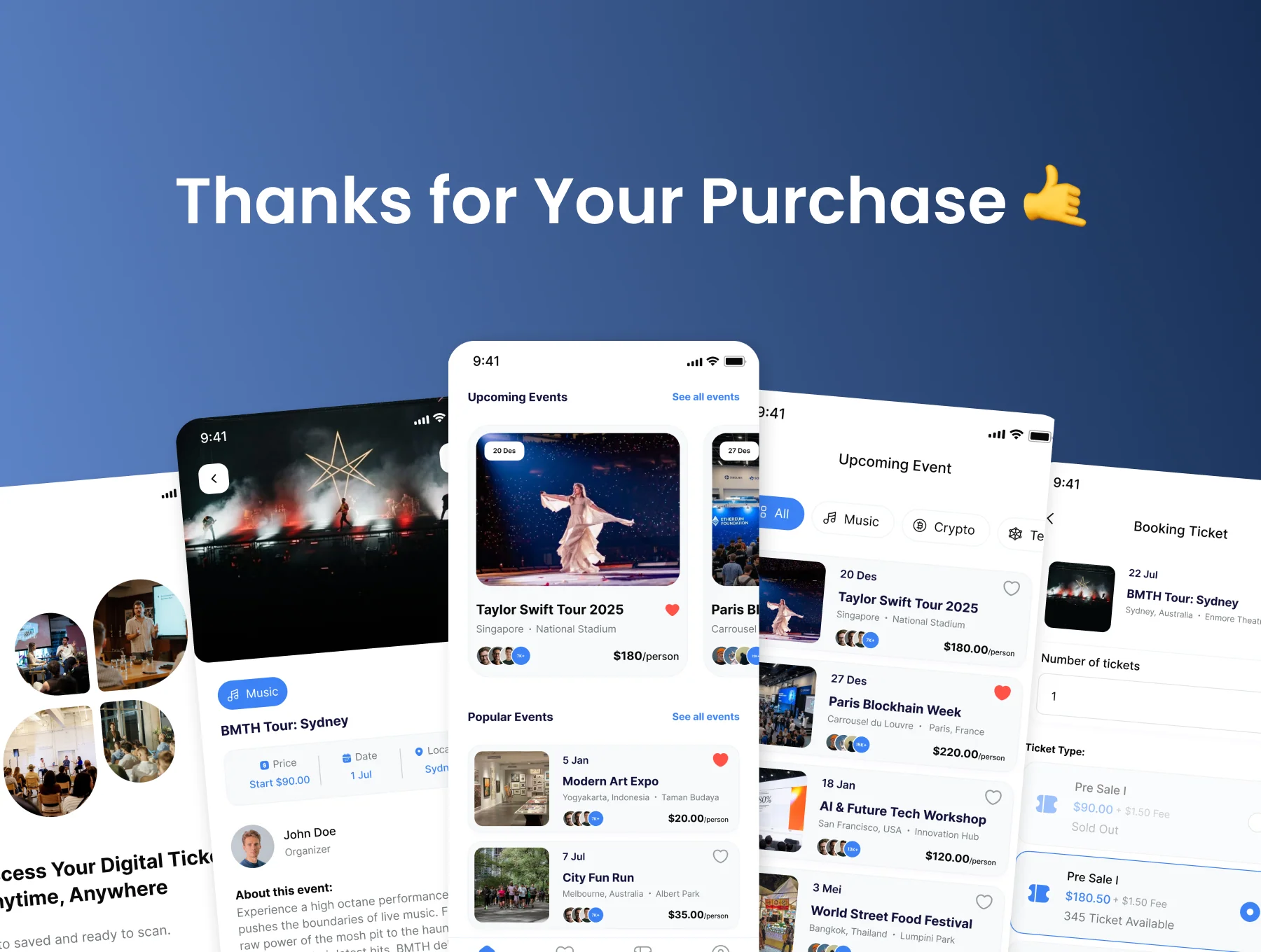 Meetick - Event Ticket Booking App 8