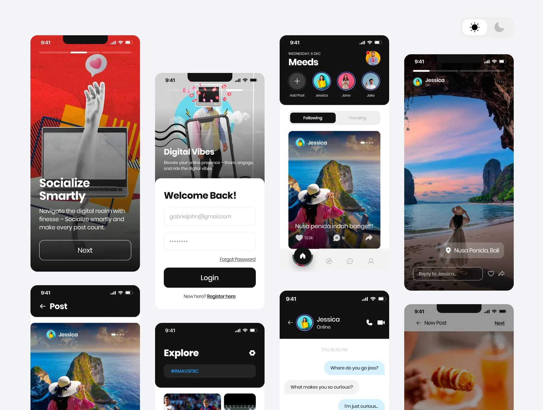 MeetJoy - Social Media App UI Kit 3