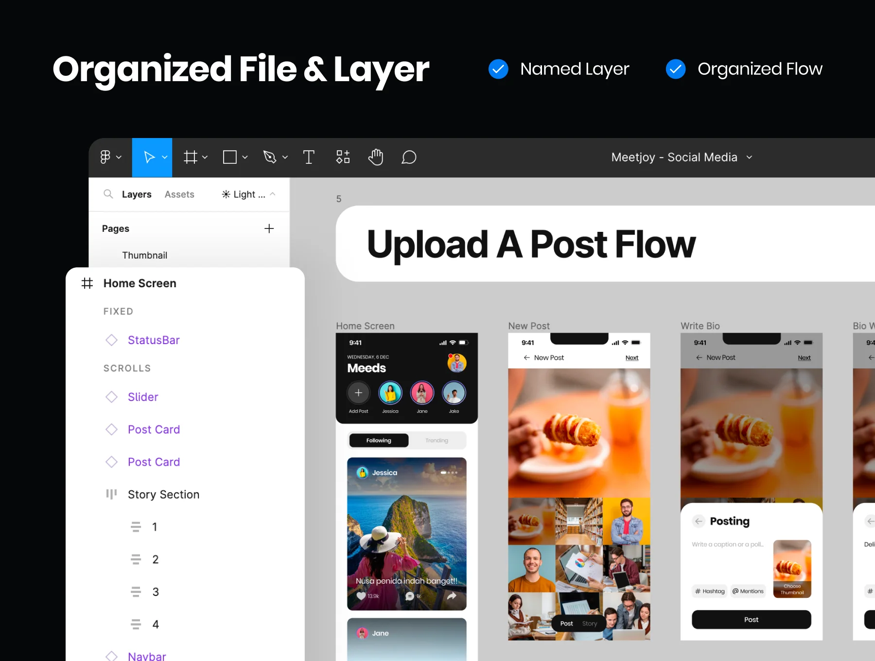 MeetJoy - Social Media App UI Kit 4