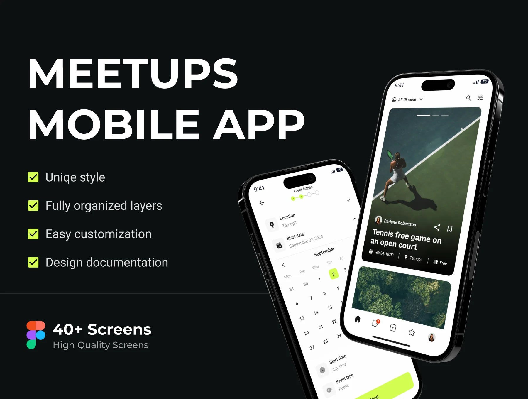 Meetups mobile app - Friday
