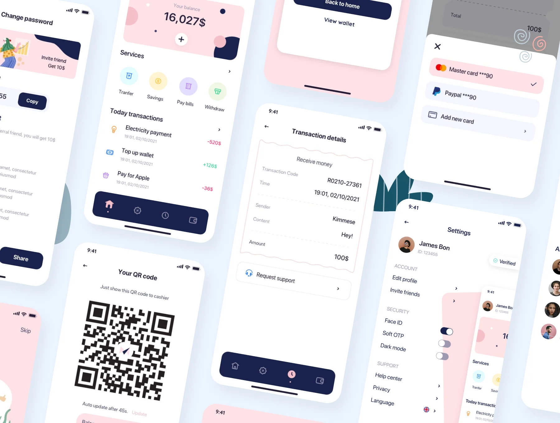 MeFi - E-wallet App UI Kit 8