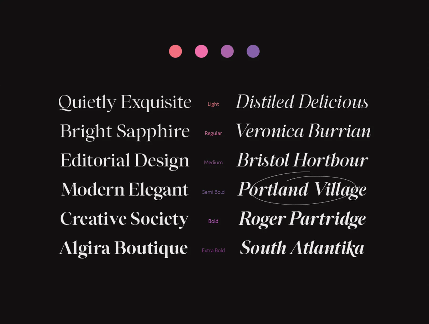 Megafield Serif Family 10