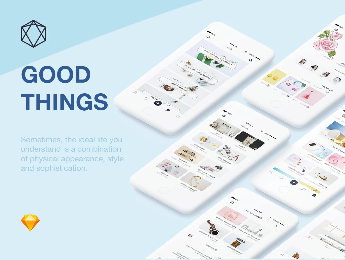 MeiWu APP UI Kit