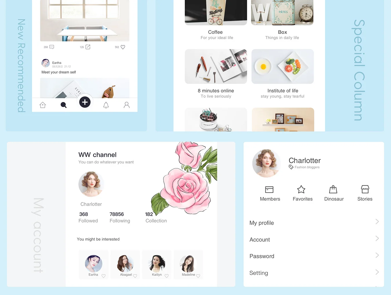 MeiWu APP UI Kit 2
