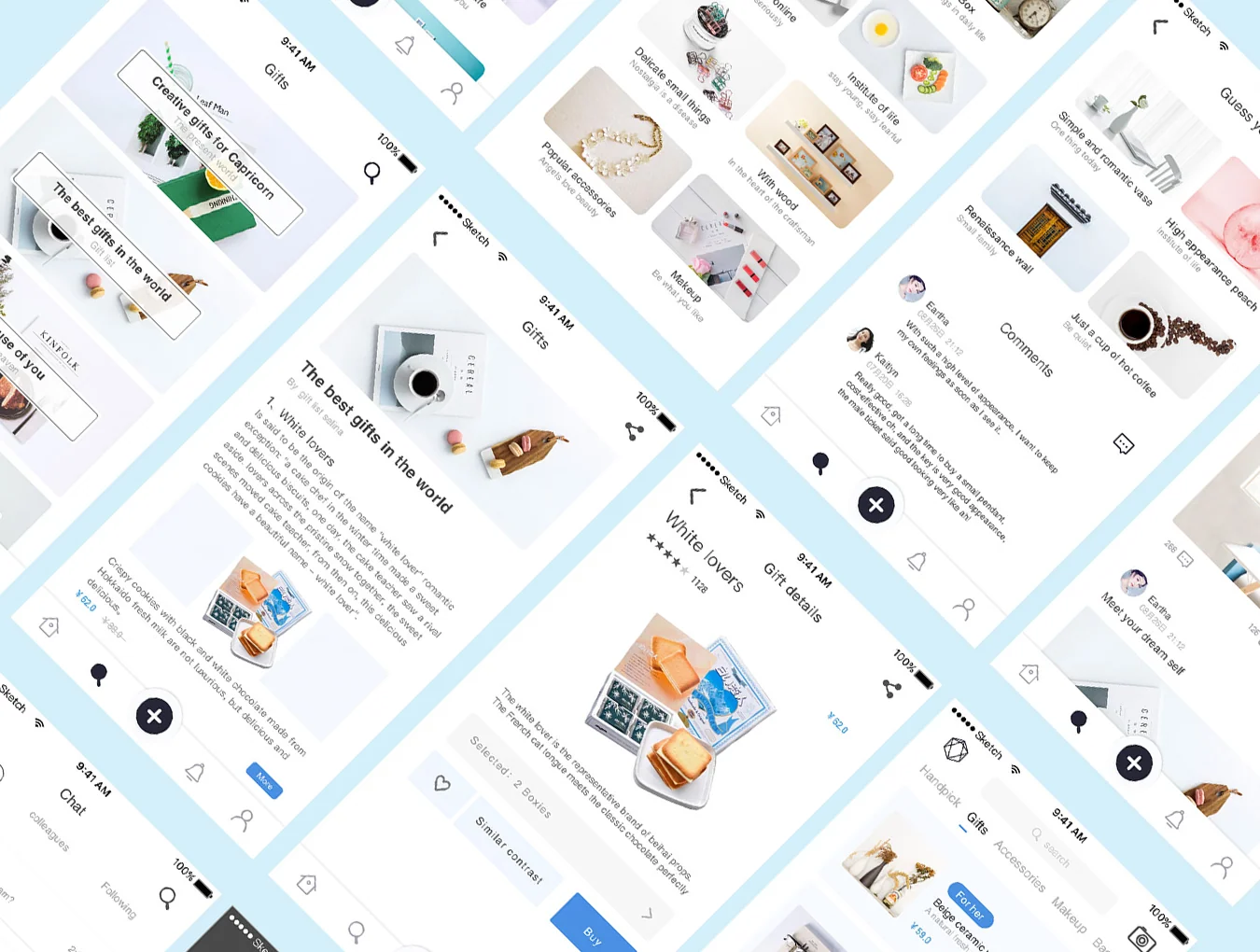 MeiWu APP UI Kit 3