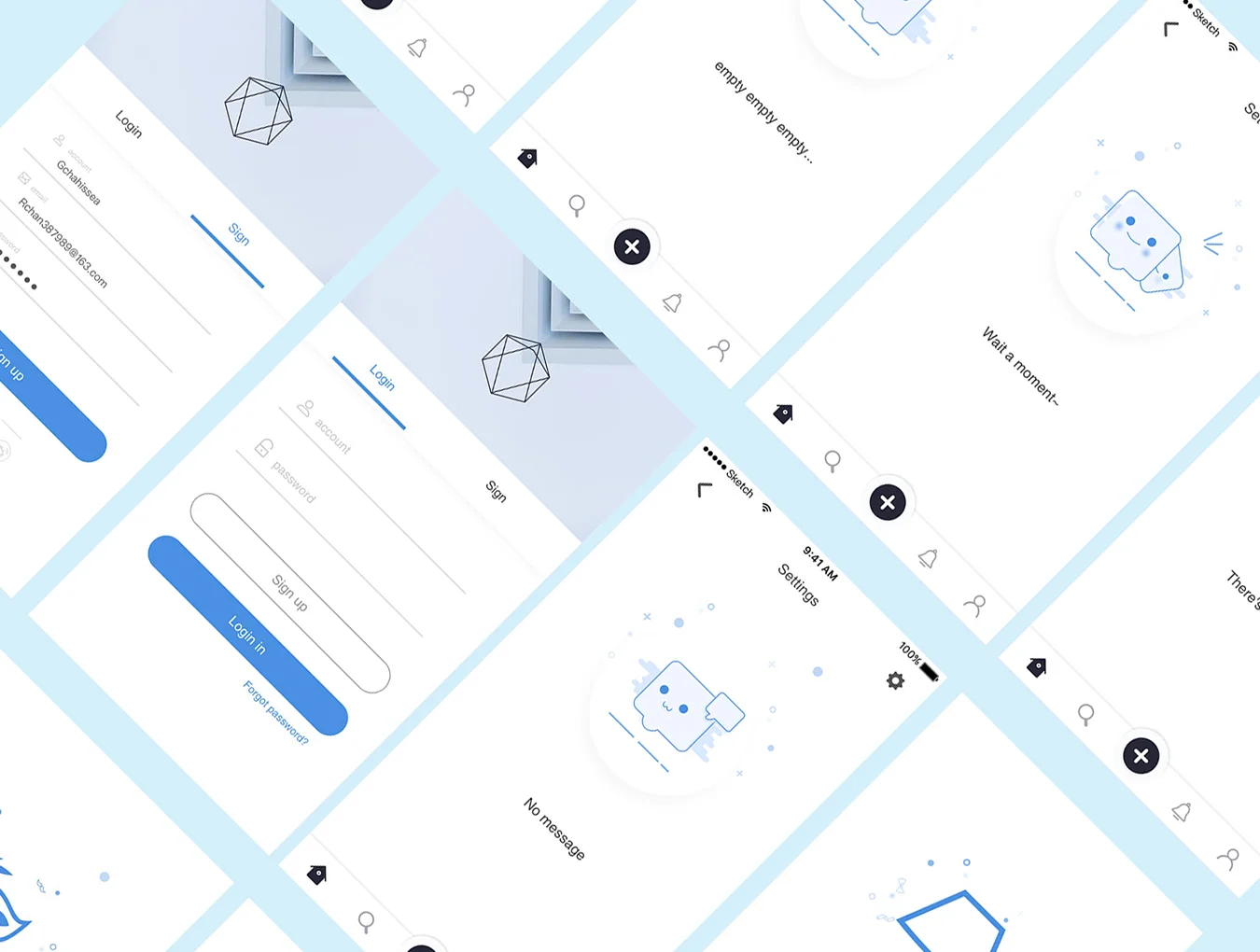 MeiWu APP UI Kit 4