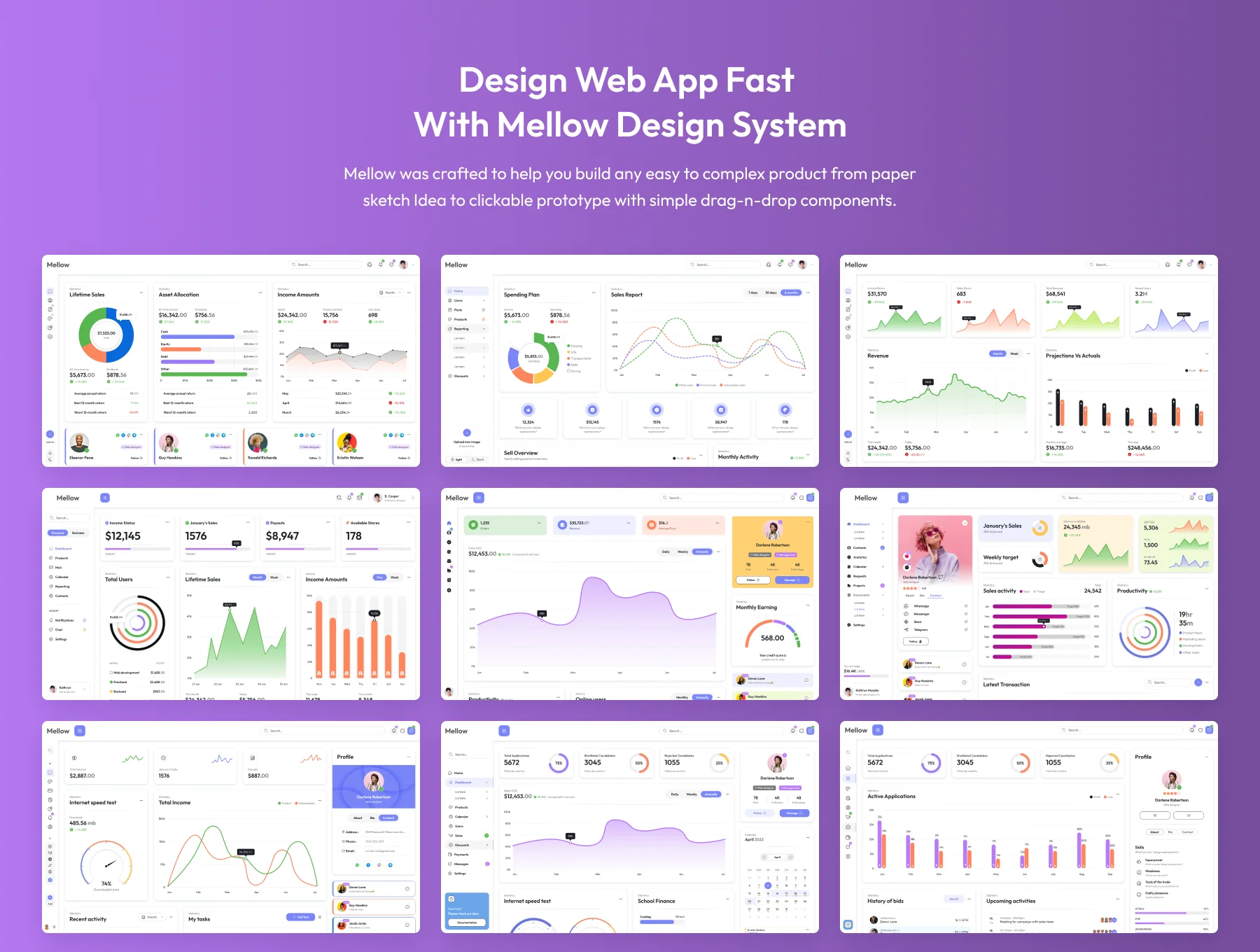 Mellow UI – Figma Design System 3