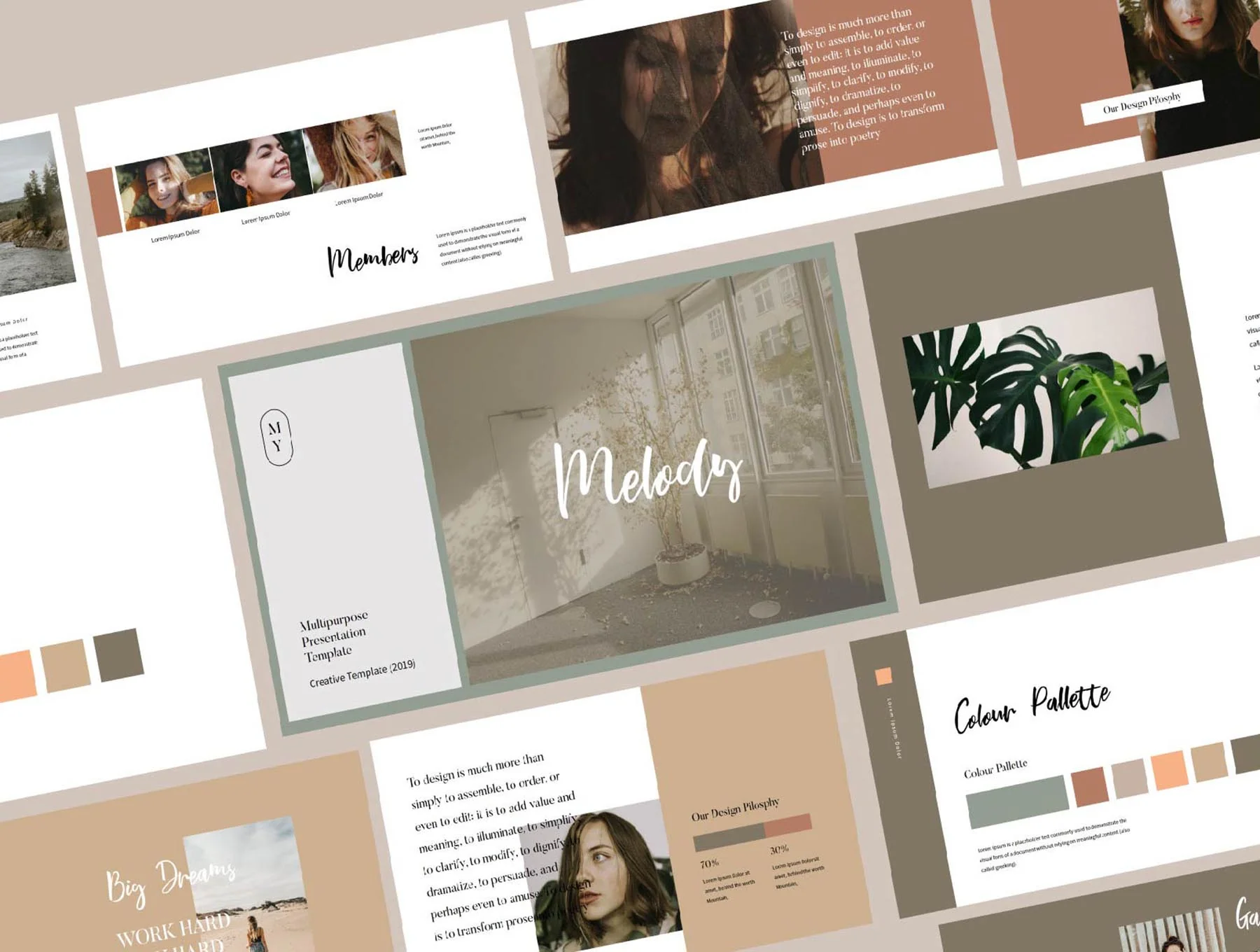 Melody PowerPoint Template