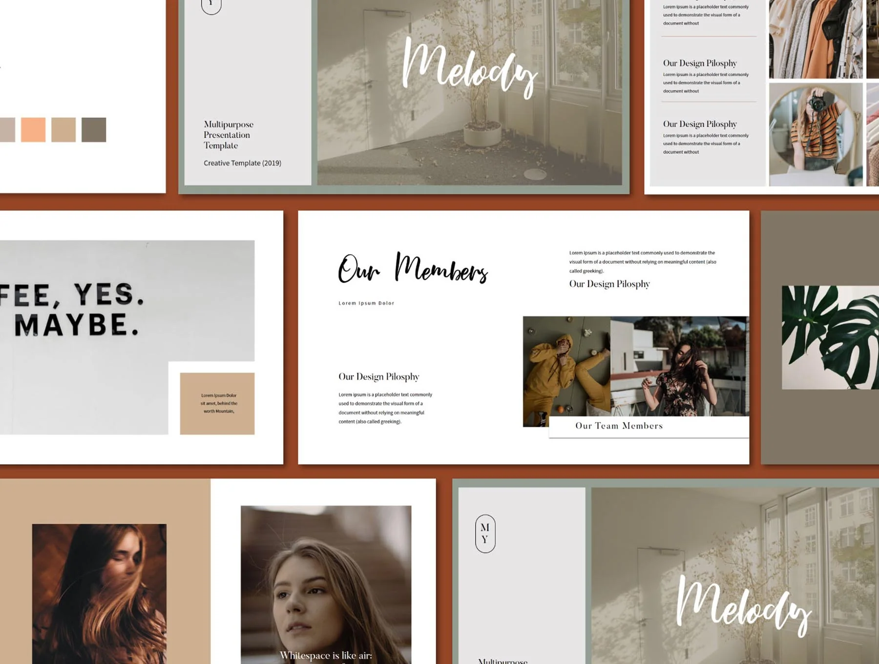 Melody PowerPoint Template 2
