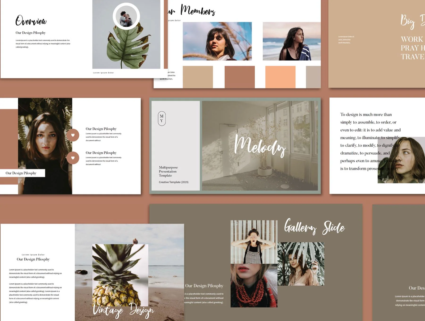 Melody PowerPoint Template 3