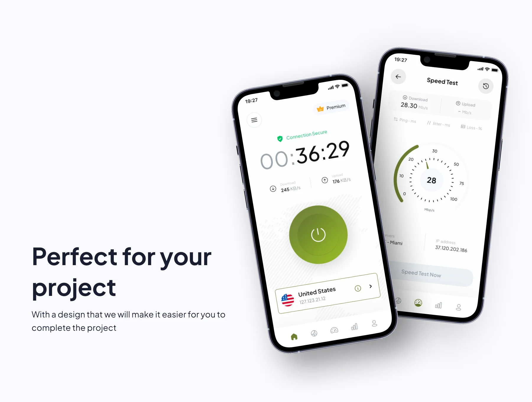 Melon VPN  - VPN Mobile App UI Kits 3