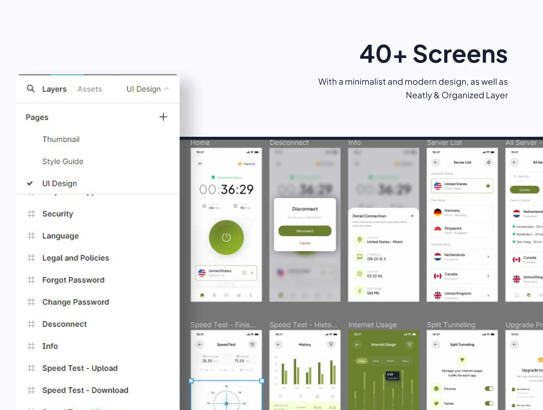 Melon VPN  - VPN Mobile App UI Kits 4