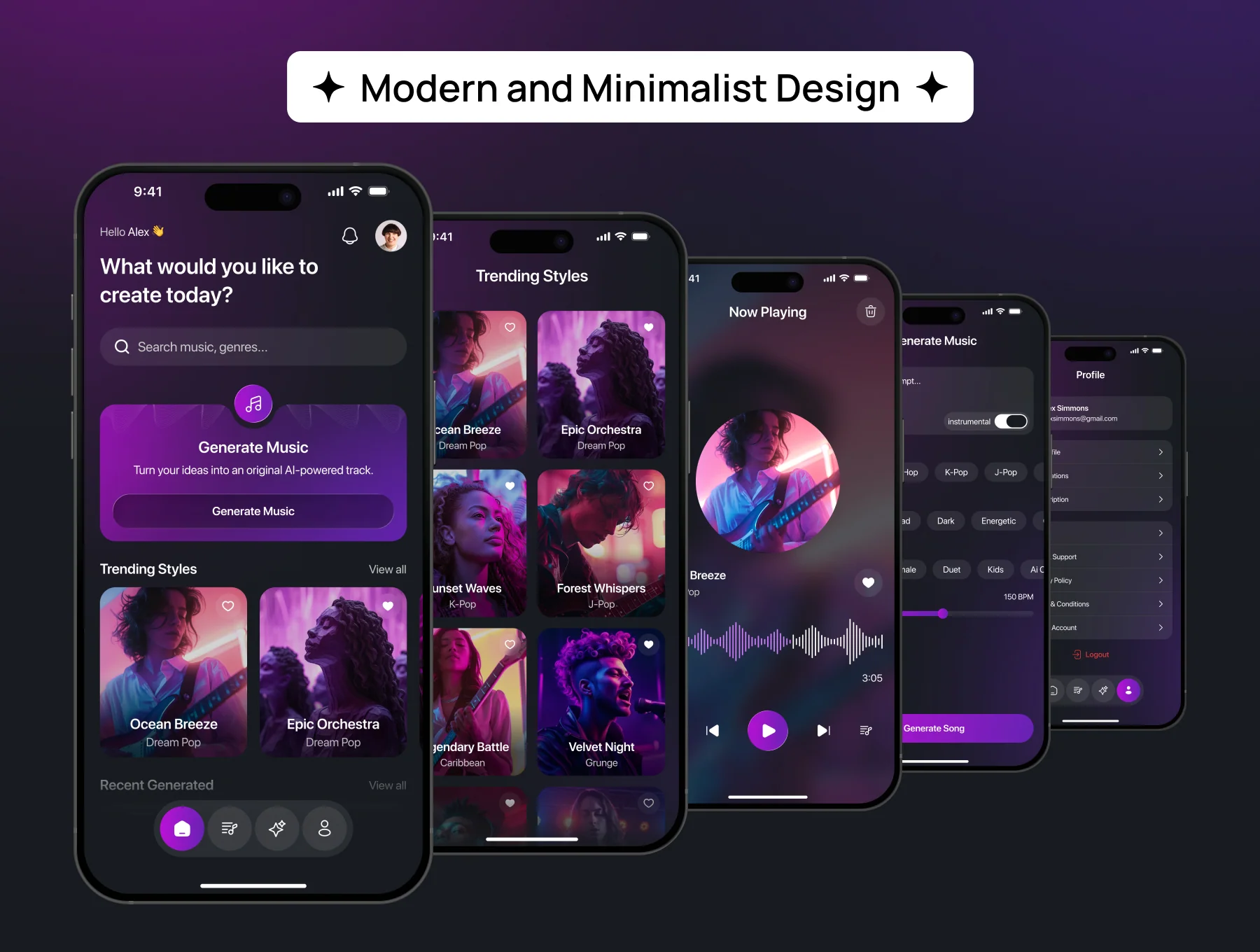 Melora – AI Music Mobile App UI Kit 3