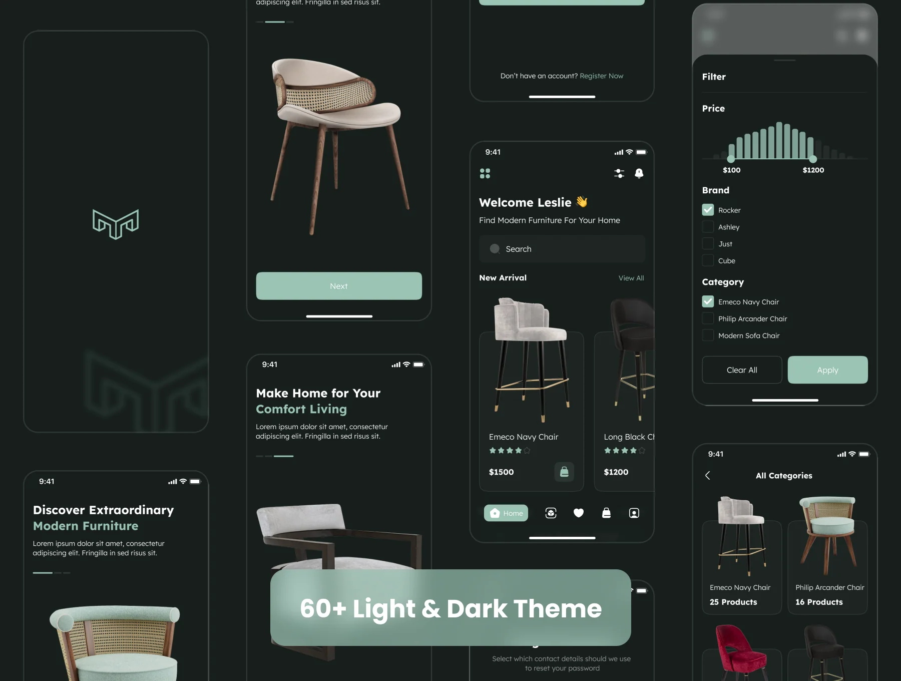 Melta - Ecommerce Furniture App UI Kit 7
