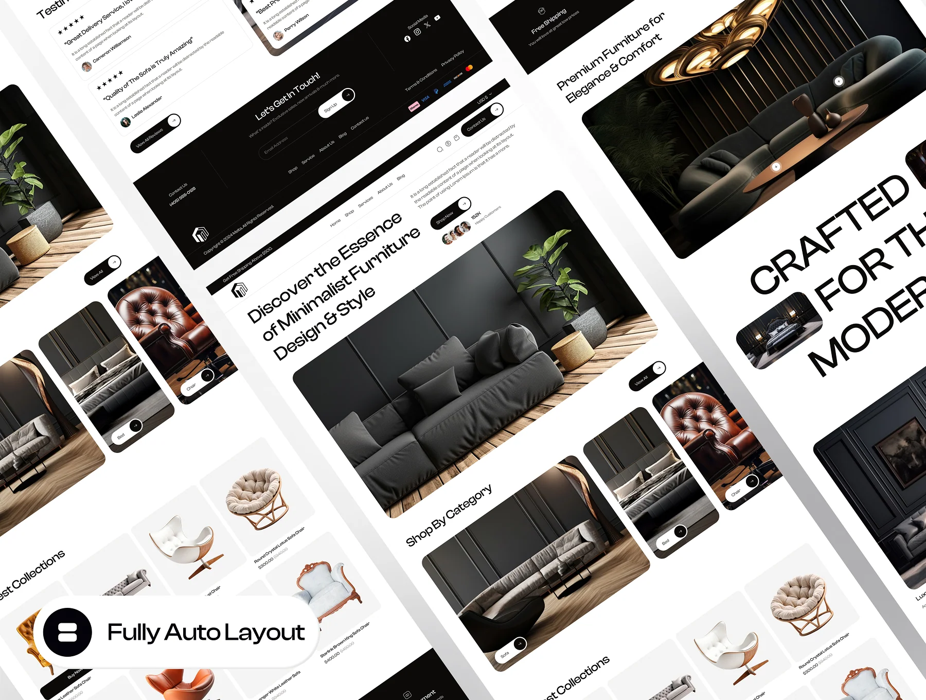 Melta - Furniture Ecommerce Website Framer Template 6