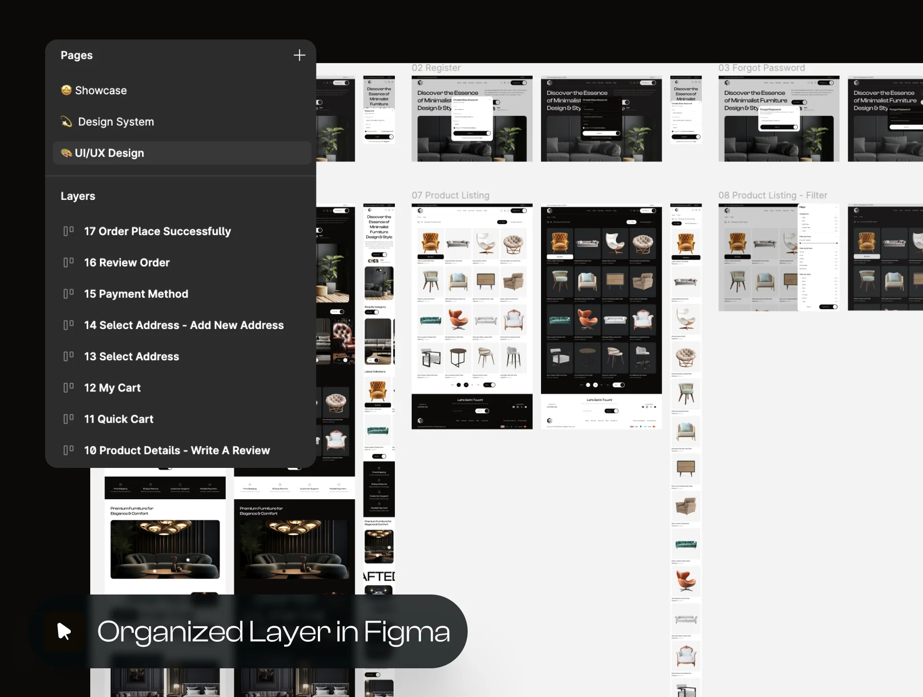Melta - Furniture Ecommerce Website UI Kit 4