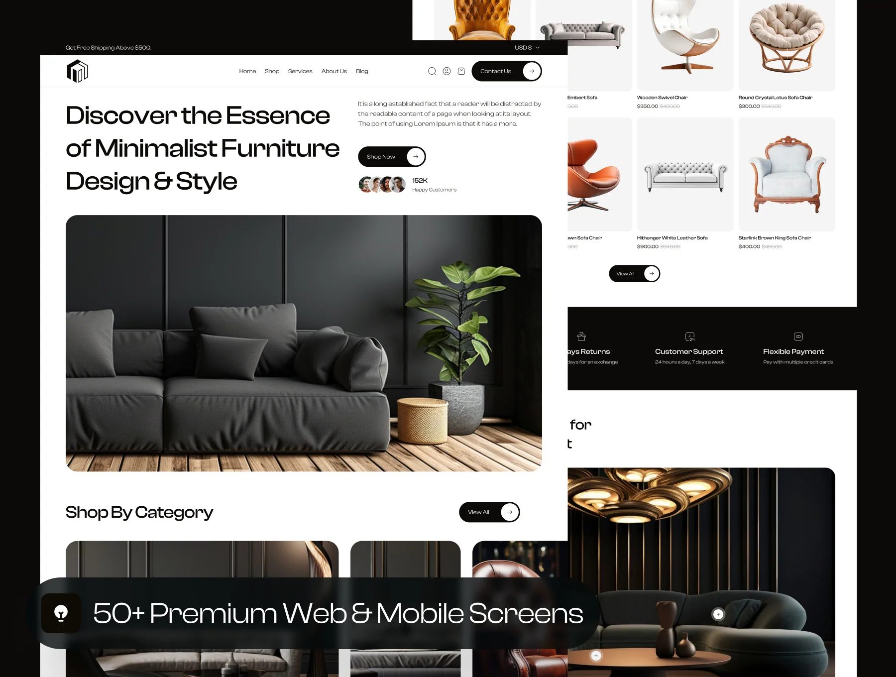 Melta - Furniture Ecommerce Website UI Kit 5