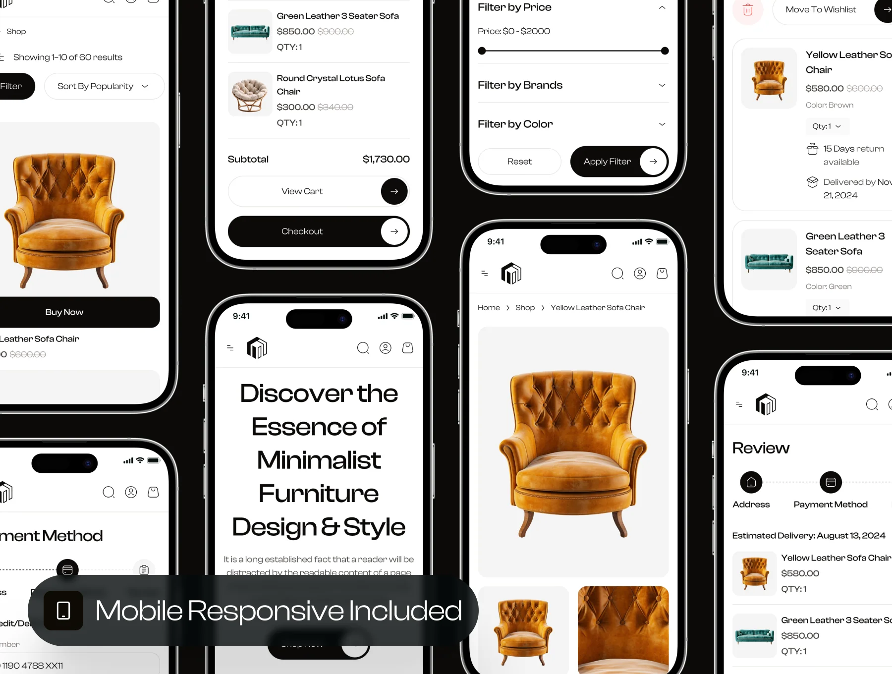 Melta - Furniture Ecommerce Website UI Kit 7