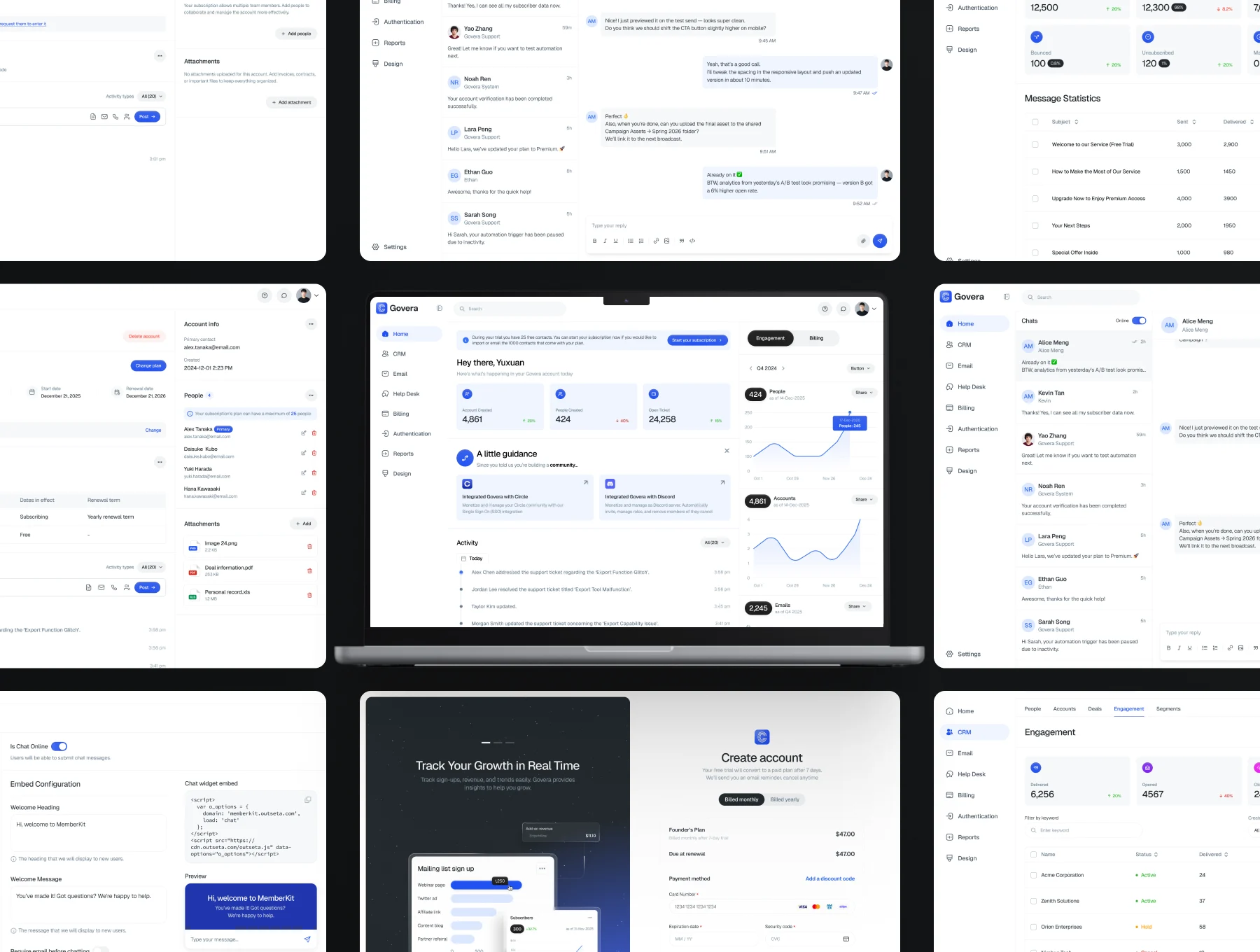 Membership Management Dashboard UI Kit 5