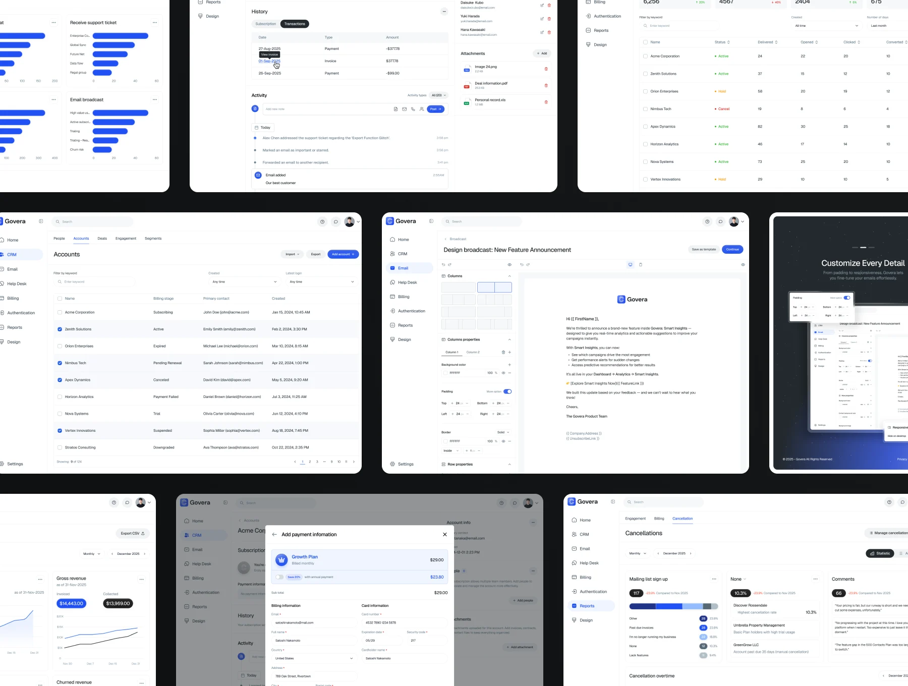 Membership Management Dashboard UI Kit 6
