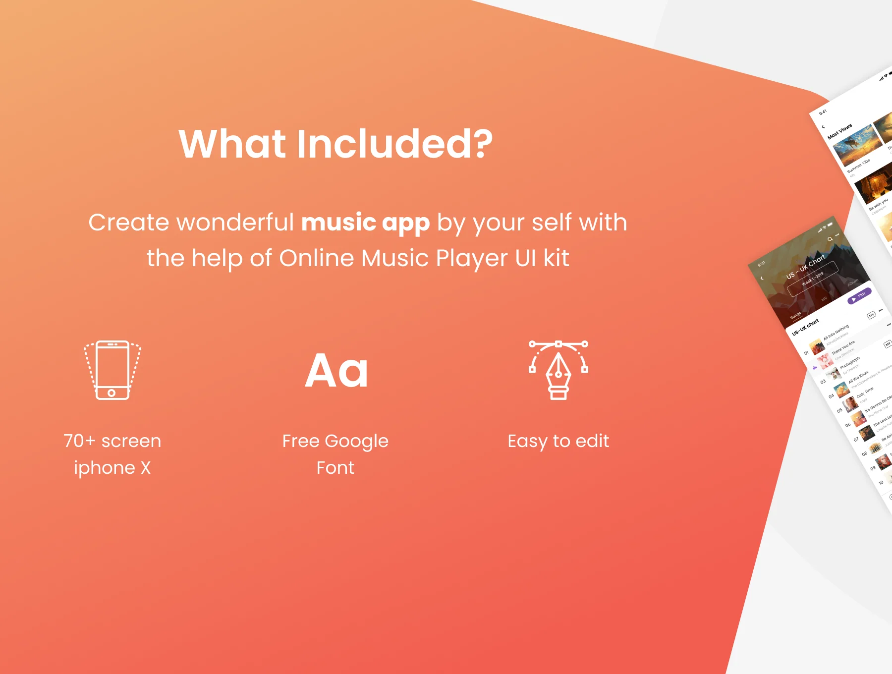 MeMusic - Online Music Player Mobile App UI Kit 5