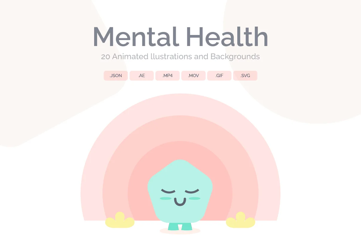 Mental Health Animated Illustration